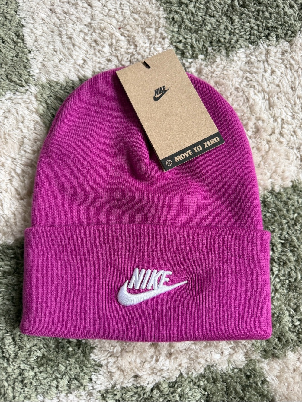 Nike Beanie Hat with White Logo